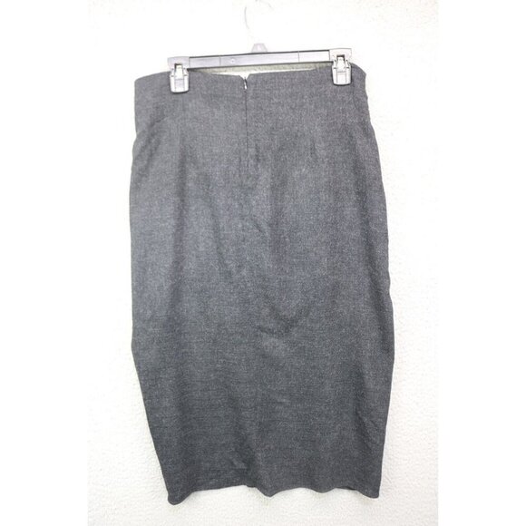 Zara Mini Wrap Skirt-Size Large-Front Knot-Back Zip - Picture 6 of 8